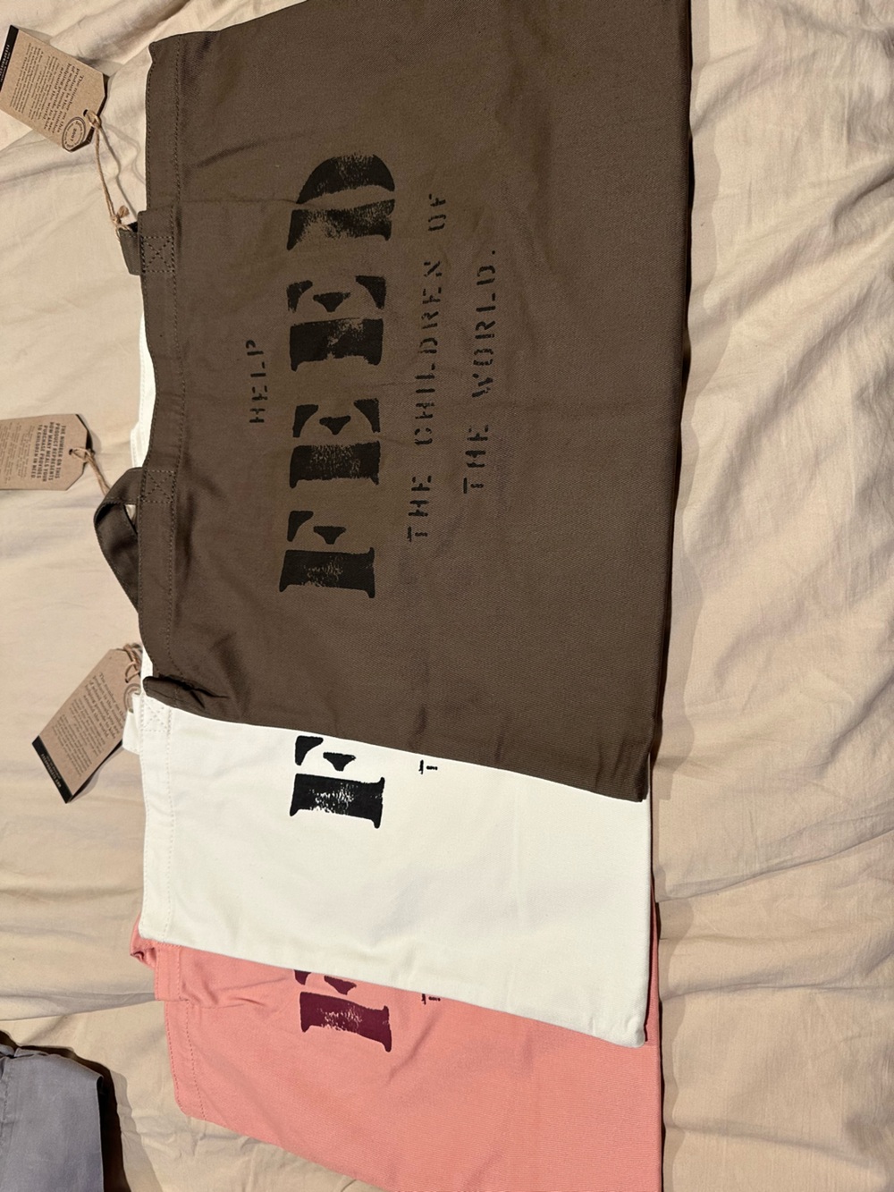 Feed Project Tote Bags- Bundle of 3